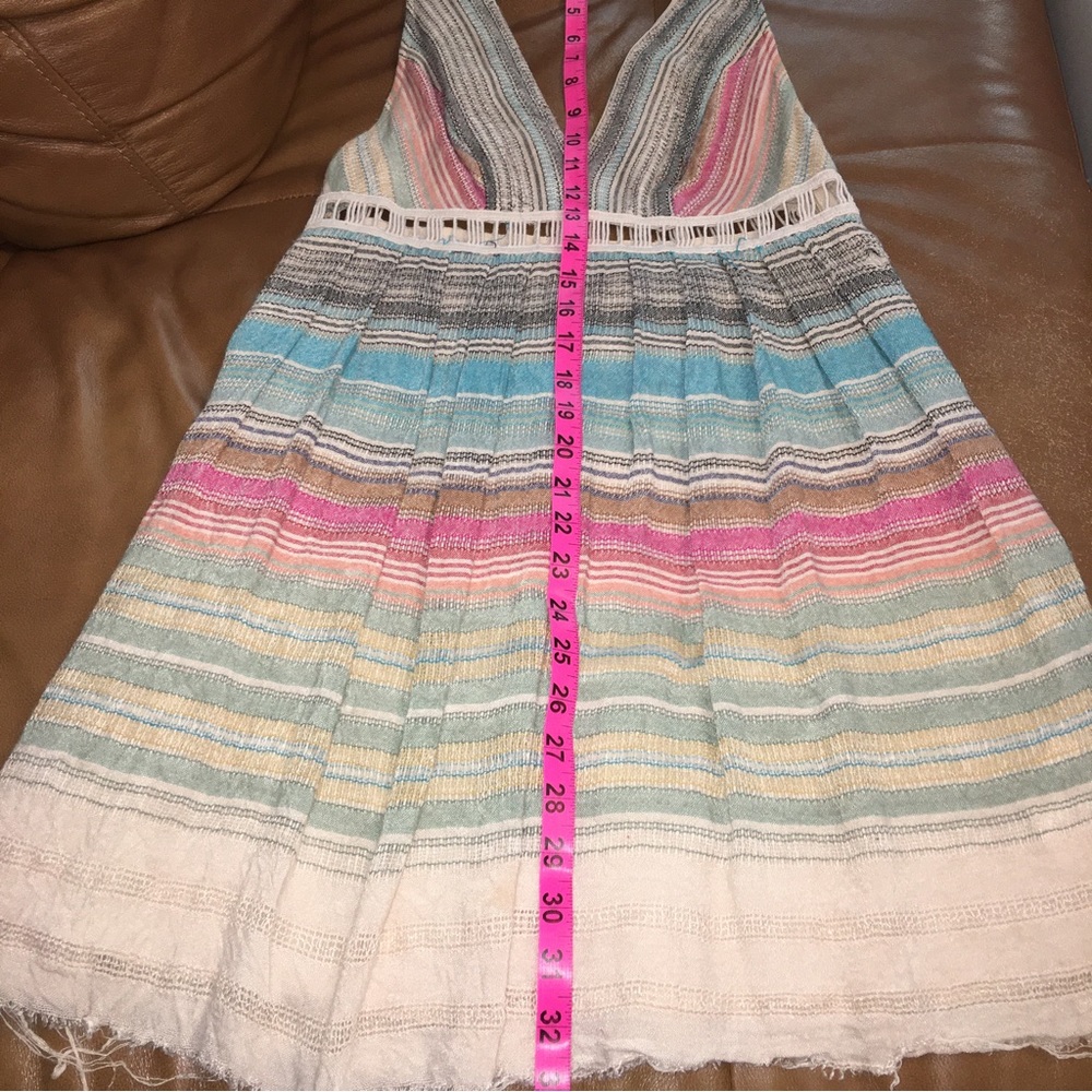 ***SOLD*** on Vinted ecote dress empire waist size 4 vintage made in India - Picture 6 of 8